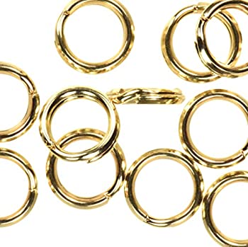 【中古】【輸入品・未使用】スプリットリングは、貴金属とサイズの詰め合わせです。 6mm ゴールド h-1105｜ムジカ＆フェリーチェ店 12,739円