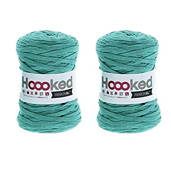 【中古】【輸入品・未使用】Hoooked Ribbon XL 糸 (2パック) - Happy Mint (RXL SP7)｜ムジカ＆フェリーチェ店