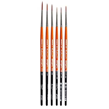 【中古】【輸入品・未使用】KINGART 6350-1 ペイントブラシ Set of 6 B-013｜ムジカ＆フェリーチェ店