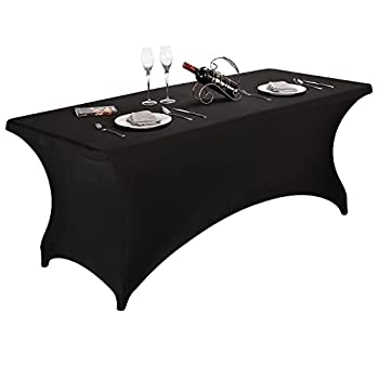 【中古】【インポート品・未当て嵌める】FELIZEST スパンデックスフィットストレッチテーブルカバー 6フートまたは4フートまたは8フートまたは5フートの折りたたみ一覧表用 長