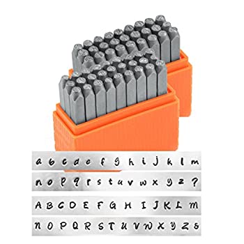 【中古】【輸入品・未使用】(Uppercase & Lowercase) - ImpressArt- Basic Bridgette Uppercase and Lowercase Letter Metal Stamp Set