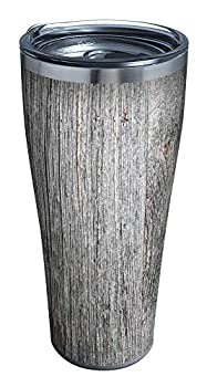 【中古】【輸入品・未使用】Tervis グレー 木目 ステンレススチール 30oz シルバー 1334991