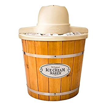 【中古】【輸入品・未使用】Nostalgia WICM4L Electric Ice Cream Maker Makes 4-Quarts%ｶﾝﾏ% Frozen Yogurt%ｶﾝﾏ% Gelato in Minutes%ｶﾝﾏ% Made from Real%ｶﾝﾏ% Light Wood｜ムジカ＆フェリーチェ店