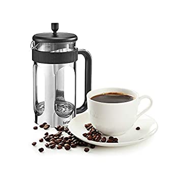 【中古】【輸入品・未使用】ブリム 8カップ フレンチプレス 5分以内に素早くコーヒーを淹れる クラシックデザイン モダンツイスト 食器洗い機対応 カラフェ お手入れが簡単