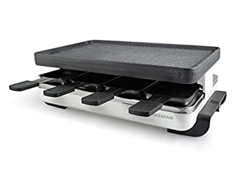【中古】【輸入品・未使用】Swissmar スイスマール ラクレットグリル 8人用 White リバーシブル 鉄プレート [並行輸入品]｜ムジカ＆フェリーチェ店