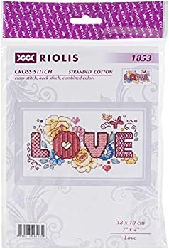 【中古】【輸入品・未使用】RIOLIS カウントクロスステッチ ラブ マルチカラー