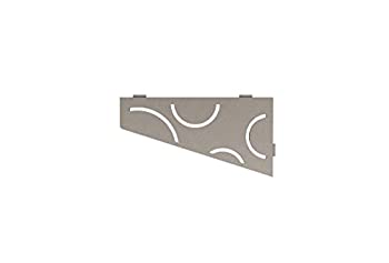 【中古】【輸入品・未使用】Schluter Systems 四辺形コーナーシェルフ E カーブデザイン ストーングレー (SES3D6TSSG) Kerdi-Line シャワーアクセサリー