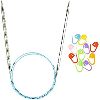 【中古】【インポート品・未当てはめる】addi 編み物 針 丸形ロケット花火 2 真四角 ターボ 青色 吊りひも 32in (80珊) 10本 Artsiga Crafts 縫い目目じるし Size-US-05-(3.75粍)