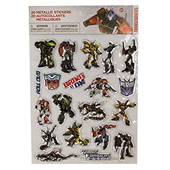 【中古】【輸入品・未使用】トランスフォーマー メタリックステッカー 20枚画像