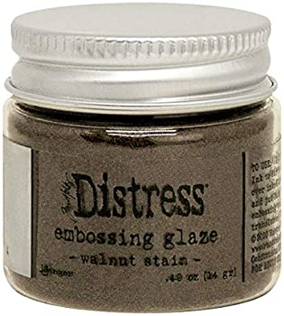 【中古】【輸入品・未使用】(Walnut Stain) - Tim Holtz - Ranger Embossing Glaze STN%ｶﾝﾏ% Walnut Stain