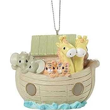 【中古】【輸入品・未使用】Precious Moments ノアの箱入りオーナメント マルチ