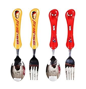 【中古】【輸入品・未使用】Marvel Heroes Orthodontic spoon Chopsticks fork Case Set マーベルヒーローズ矯正スプーン箸フォークケースセット[並行輸入品] (Spiderman+Ir｜ムジカ＆フェリーチェ店 9,240円