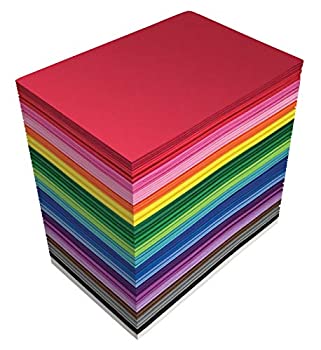 【中古】【輸入品・未使用】Better Office Products EVAフォームシート 100枚パック 5.5 x 8.5インチ アソートカラー (20色) 厚さ2mm アートと工芸用 100枚