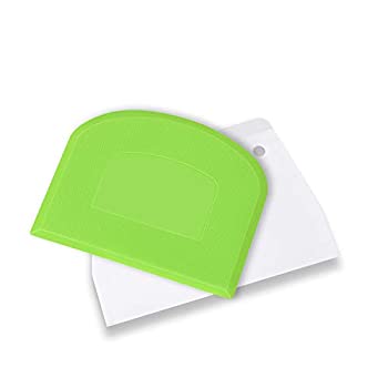 【中古】【輸入品・未使用】プラスチックスクレーパー ツール-粘土スクレーパー ボウルスクレーパー クリーニングボード スクレーパー 最高のキッチンベーキングガジェット