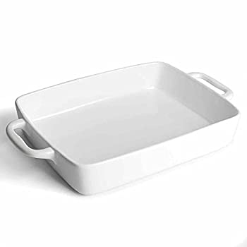 【中古】【輸入品・未使用】ベーキングパン 長方形 オーブン皿 ベーキングトレイ 高耐久セラミックパン ケーキ ラザニア 宴会 日常使用 4クォート大容量｜ムジカ＆フェリーチェ店
