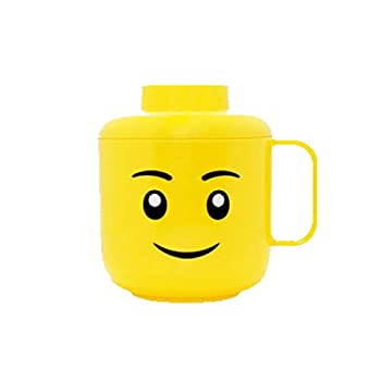 【中古】【輸入品・未使用】KidsOne Oxford Face cup オクスフォード 顔プリントのコップ 子供用コップ 可愛いカップ ［並行輸入品］ (One hand with cover/ふた付き片手)