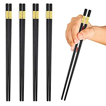 【中古】【輸入品・未使用】10組 ファイバーグラス合金箸 ノンスリップ 再利用可能 中国製 日本製の箸 食洗機対応 9 1/2インチ 家庭 レストラン用