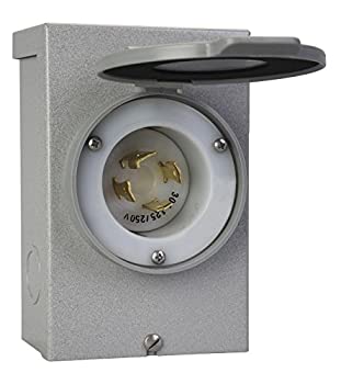 【中古】【インポート品・未当て嵌める】Reliance Controls Corporation PB30 30アンペアNEMA 3R発生機用パワーインレットボックス最高限度7%ｶﾝﾏ%500駈けっくらワット DIY・工具-電動・エア工具用アクセサリー-花・ガーデン・DIY