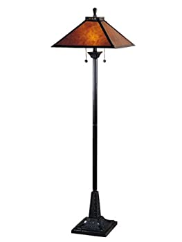 【中古】【輸入品・未使用】Dale Tiffany TF100176 Mica Camelot Floor Lamp%ｶﾝﾏ% Mica Bronze and Mica Shade by Dale Tiffany Lamps [並行輸入品]