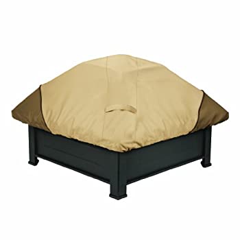 【中古】【インポート品・未当て嵌める】Veranda Square Fire Pit Cover その他-花・ガーデン・DIY