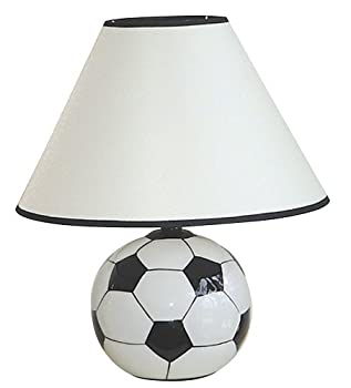 【中古】【輸入品・未使用】ORE International 604SCセラミック60 Wサッカーテーブルランプ/ホワイト 141［並行輸入］
