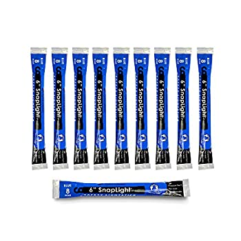 【中古】【輸入品・未使用】Cyalume SnapLight Blue Light Sticks - 6 Inch Industrial Grade%ｶﾝﾏ% Ultra Bright Glow Sticks with 8 Hour Duration (Pack of 10) by Cyalum