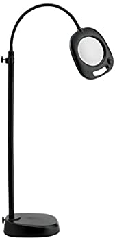 【中古】【インポート品・未当て嵌める】Naturalight LED 5%ﾀﾞﾌﾞﾙｸｫｰﾃ% Floor Magnifying Light-Black (並行輸入品)