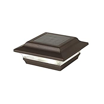 【中古】【インポート品・未当てはめる】Classy Caps SL211R Aluminum Imperial Solar Post Cap%ｶﾝﾏ% 4 x 4-Inch%ｶﾝﾏ% Bronze by Classy Caps