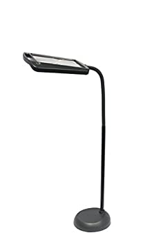 【中古】【輸入品・未使用】daylight24 402039-04 フルページ 8 x 10インチ 拡大鏡 LED 照明フロアランプ ブラック