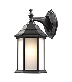 【中古】【輸入品・未使用】1 Light Outdoor Wall Light T21-BK-F|ムジカ&フェリーチェ店