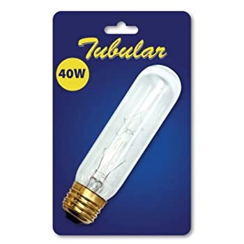 【中古】【輸入品・未使用】バルブライトb40t10?C 40-watt白熱120?V t10?Tubular電球、クリア ホワイト BR-784140 10