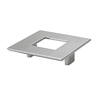 【中古】【輸入品・未使用】Topex 8-107106434 Square Pull With Hole 64mm Polished Satin Nickel