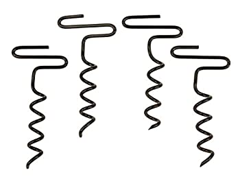 【中古】【輸入品・未使用】RHINO OUTDOORS Auger ステーク 高耐久 テントステーク ブラインドとタープ用 4個パック
