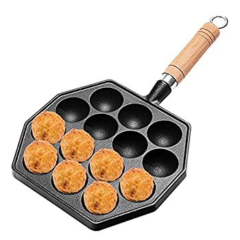 【中古】【インポート品・未当て嵌める】PENIOR たこ焼き鍋 たこ焼き食麺麭 たこ焼き鍋一皿 カズ IH相応う 14穴 クイック＆たわい無い 身寄り用 黒いこと [並行輸入品]