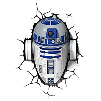 【中古】【インポート品・未当て嵌める】[3Dともし火FX]3D light FX Star Wars R2D2 3D Deco LED Wall Light 816733020631 [並行輸入品]