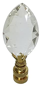 【中古】【輸入品・未使用】ロイヤルデザイン梨型クリスタルランプフィニアルPolished Brassベース Single CCF2010-PB-1