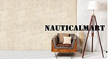 【中古】【輸入品・未使用】クラシックデザイナー真鍮仕上げ三脚フロアランプwith Shade NAUTICALMART