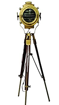 【中古】【輸入品・未使用】1970年のCaptain 's Lamp with Tripod Stand in真鍮仕上げフロアランプMarineコレクション