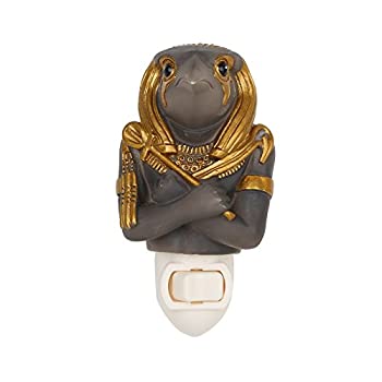 【中古】【インポート品・未当て嵌める】古代エジプト・アラブ共和国神Horusかざり付ける壁ナイト爵点火装置