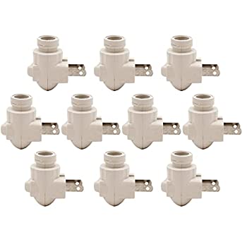 【中古】【インポート品・未当て嵌める】Plug In Nightともし火モデュールwithゼムクリップ、象牙色可塑性物質、Great for Making Your Ownかざり付けるナイト爵ともし火、10の容器に並べる 家電-その他