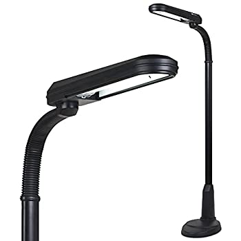 【中古】【輸入品・未使用】OttLite 24ワット フロアランプ 柔軟なネックと重みのあるベース