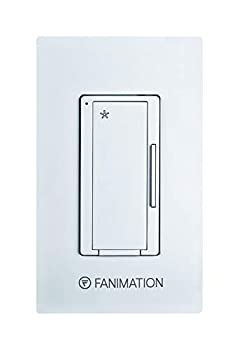 【中古】【輸入品・未使用】Fanimation Fans WC1WH アクセサリー 4.57インチ 3速ファン壁コントロール ホワイト仕上げ