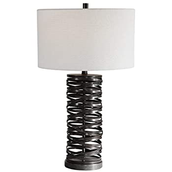 【中古】【輸入品・未使用】Uttermost アリタ テーブルランプ ラストブラック