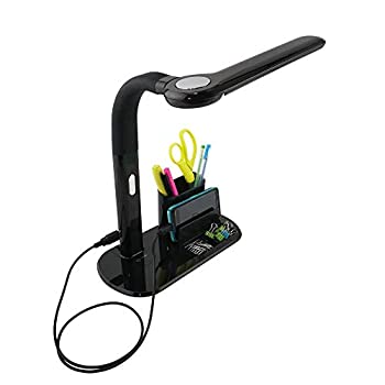 【中古】【輸入品・未使用】OttLite LED回転バンカーズランプ USB充電ポート付き