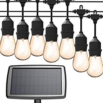 【中古】【輸入品・未使用】MagicPro ソーラーストリングライト 15 LED電球 ソーラーストリングライト 防水 高耐久 屋外ソーラーライト 44フィート 庭 デッキ用 ウォームホ