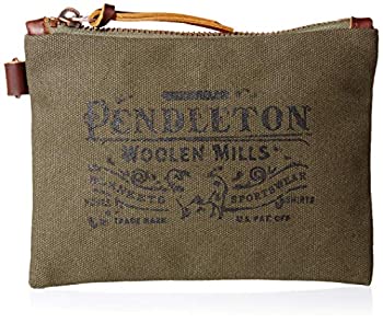 【中古】【輸入品・未使用】Pendleton レディース キャンバス ジップポーチ US サイズ: One Size カラー: グリーン｜ムジカ＆フェリーチェ店