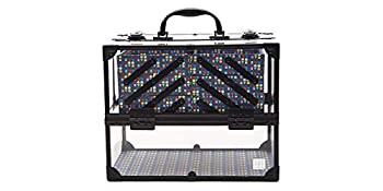 【中古】【輸入品・未使用】Caboodles Rainbow Rad - Neat Freak Makeup Organizer%ｶﾝﾏ% Black Trim Rainbow Jacquard