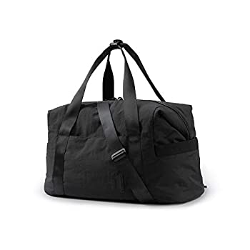 【中古】【インポート品・未当て嵌める】BAGSMART ウィークエンダーバッグ 旅する用ダッフルバッグ キャリーオンバッグ 大きな一泊御徒面子 亭主もち用%ｶﾝﾏ% 黒いこと%ｶﾝﾏ% L バッグ-レディースバッグ