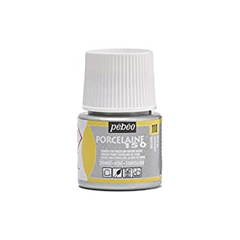 【中古-非常に良い】ぺべオ 陶器用水性アクリル絵具 ポーセレン150 シマー 45ml NO.110シマーシルバー