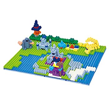 【中古-非常に良い】ドラゴンクエスト ナノブロック ラダトームの城/竜王の城